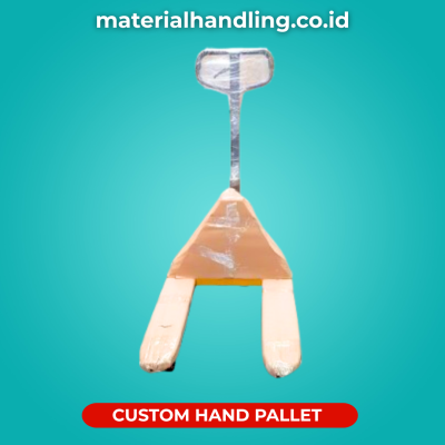 Custom hand pallet garpu pendek 600 mm PT Cibadak Indah Sari Farm Tbk di Serang