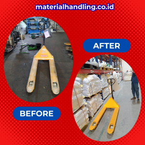 Layanan gratis penjemputan dan pengiriman dari kami tersedia untuk layanan custom hand palltet dan service hand pallet di lokasi Jabodetabek dan Surabaya - Sidoarjo.