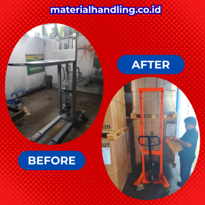 Service hand lift Tangerang fokus pada keamanan dan performa unit.