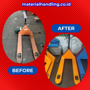 Service hand lift Tangerang oleh teknisi berpengalaman dengan pengecekan menyeluruh.