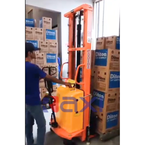 hand forklift semi electric kapasitas 1,5 ton 3 meter - materialhandling.co.id
