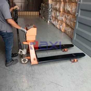 hand pallet bandung tipe timbangan - materialhandling.co.id